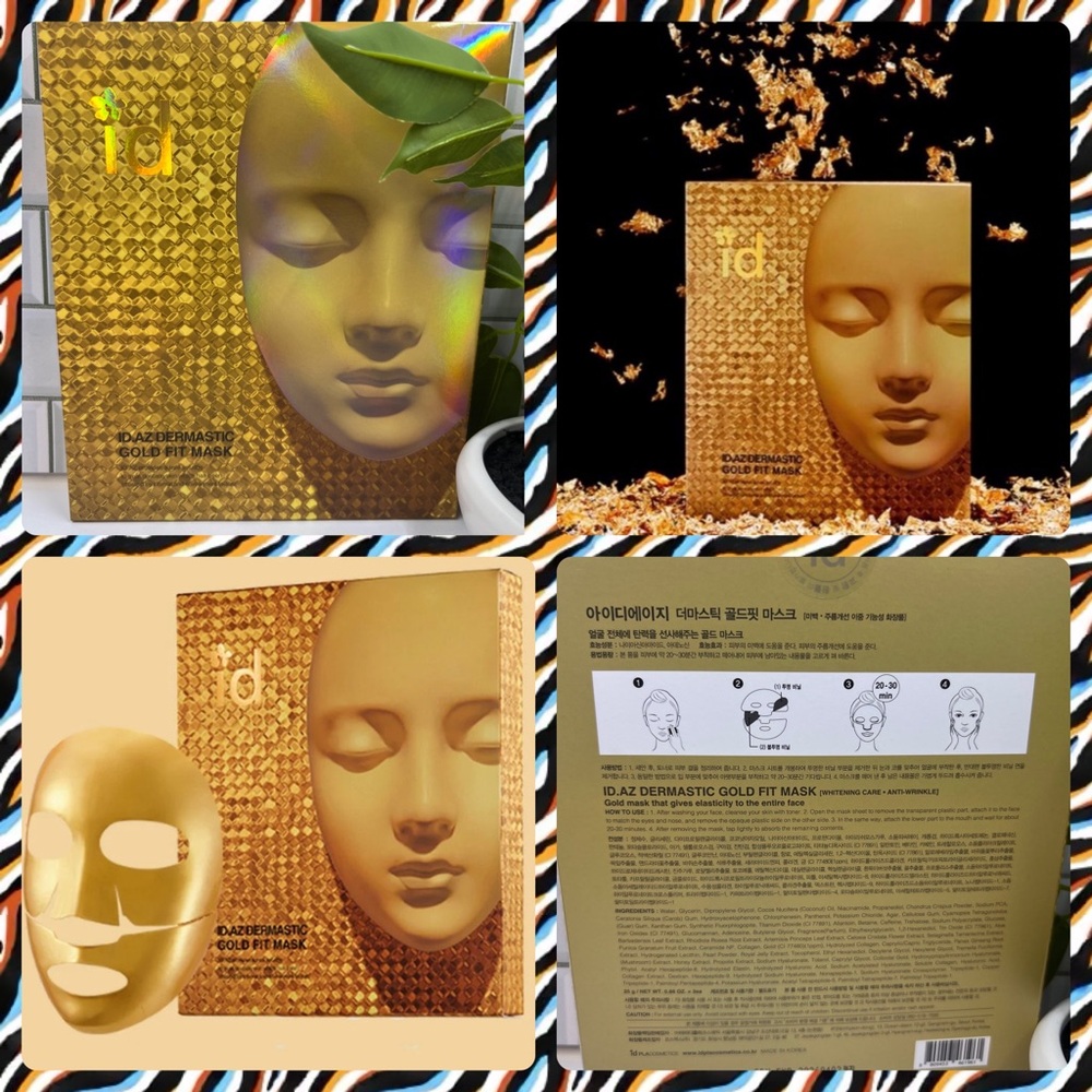 ID.AZ Dermastic Gold Fit Skincare Masks Korean Skincare